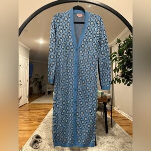 Blue button down dress. Size xs